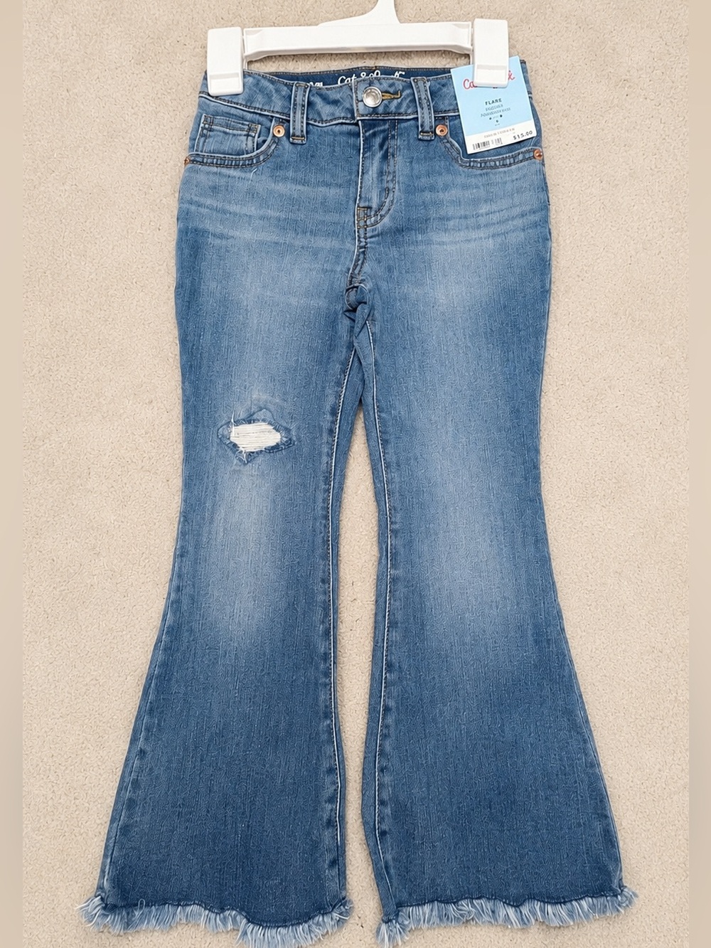 NWT- Children’s Mid-Rise Flare Jeans - Cat & Jack™ Medium Wash